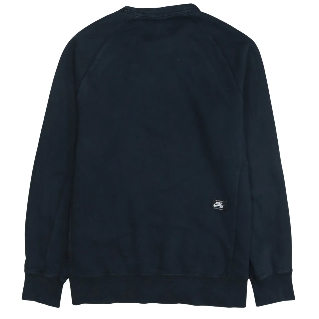 Nike Black Sweatshirt Women’s Large Embroidered SB Logo Raglan Sleeves Fleece Pullover Jumper sold by Vintage Club product image thumbnail 2