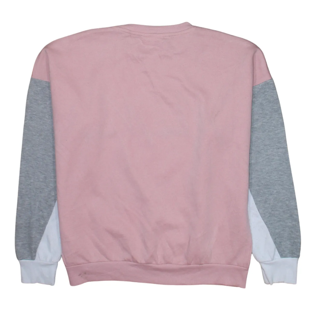 Disney Pink Minnie Mouse Sweatshirt Women's XSmall Printed Logo Colour Block Pullover Top sold by Vintage Club product image thumbnail 2