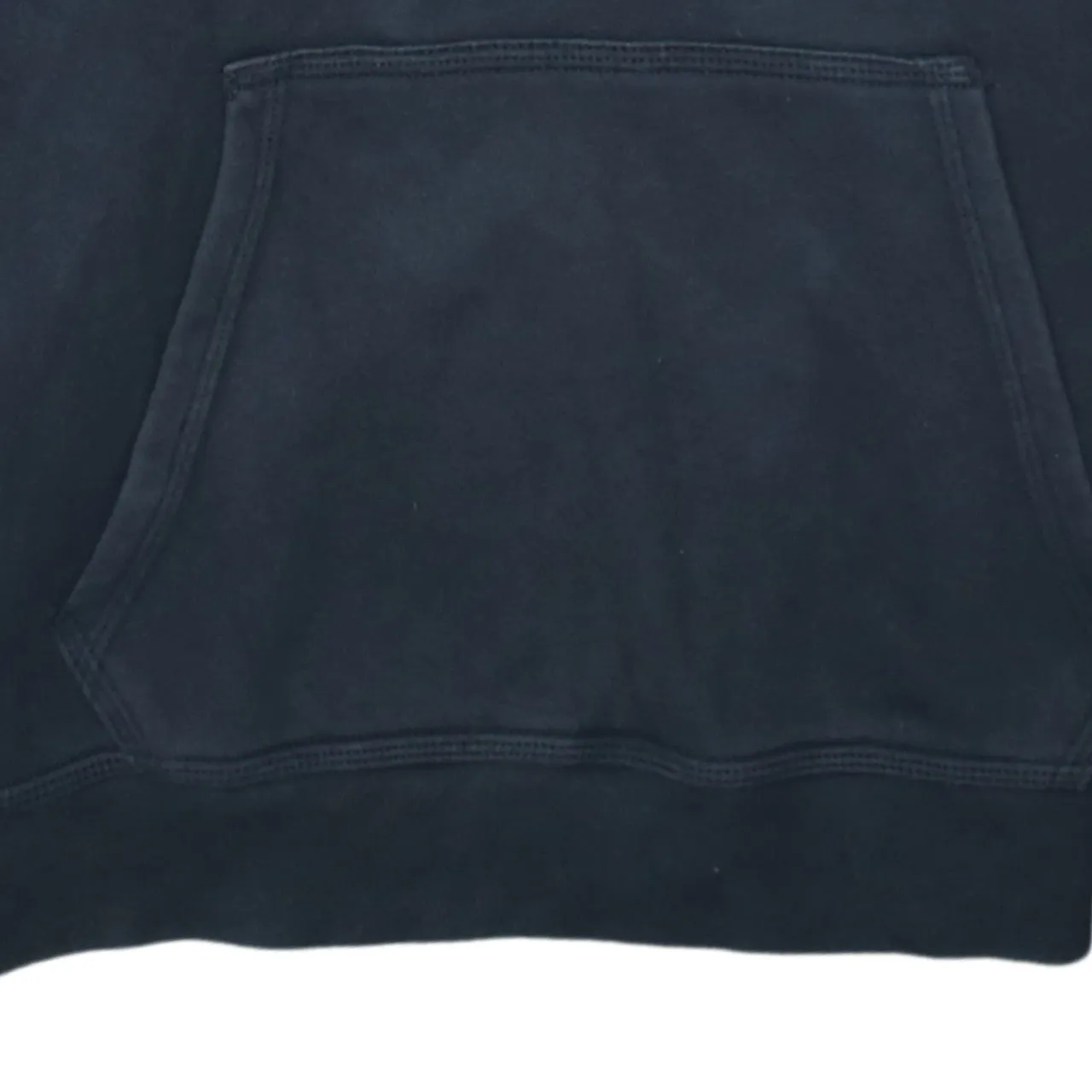 Nike Black Hoodie Men's Small Embroidered Swoosh Front Pocket Pullover Sweatshirt sold by Vintage Club product image thumbnail 4