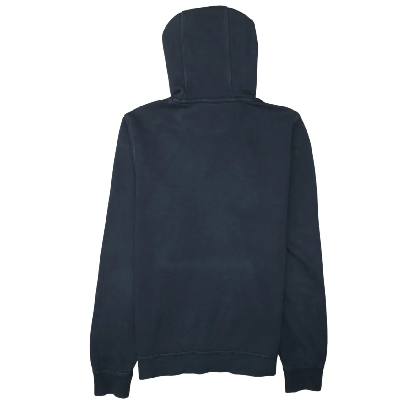 Nike Black Hoodie Men's Small Embroidered Swoosh Front Pocket Pullover Sweatshirt sold by Vintage Club product image thumbnail 2