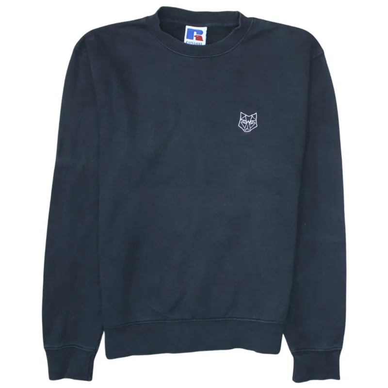 Russell 90's Lightweight Crew Neck Sweatshirt Small Black sold by Vintage Club