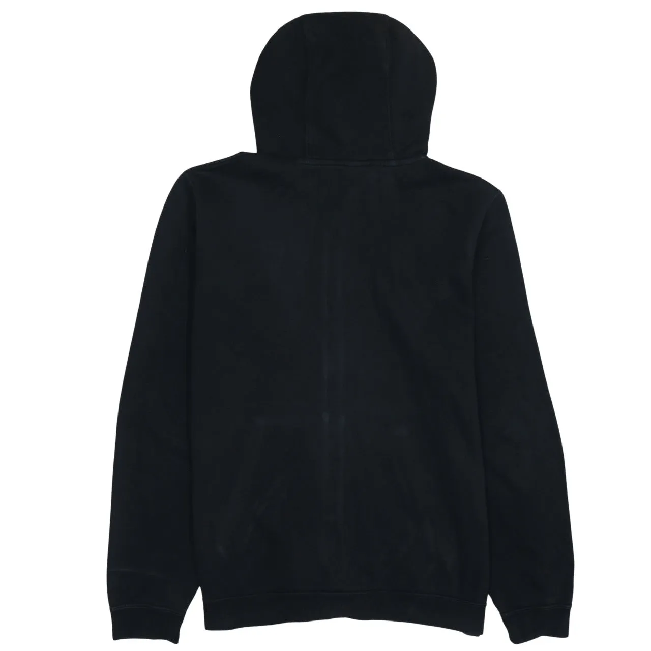 Nike Black Full Zip Hoodie Men’s Medium Embroidered Swoosh Split Pocket Sweatshirt sold by Vintage Club product image thumbnail 2
