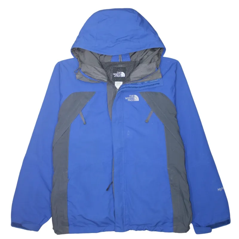 The North Face 90's Hooded Full Zip Up Windbreaker Large Blue made by The North Face