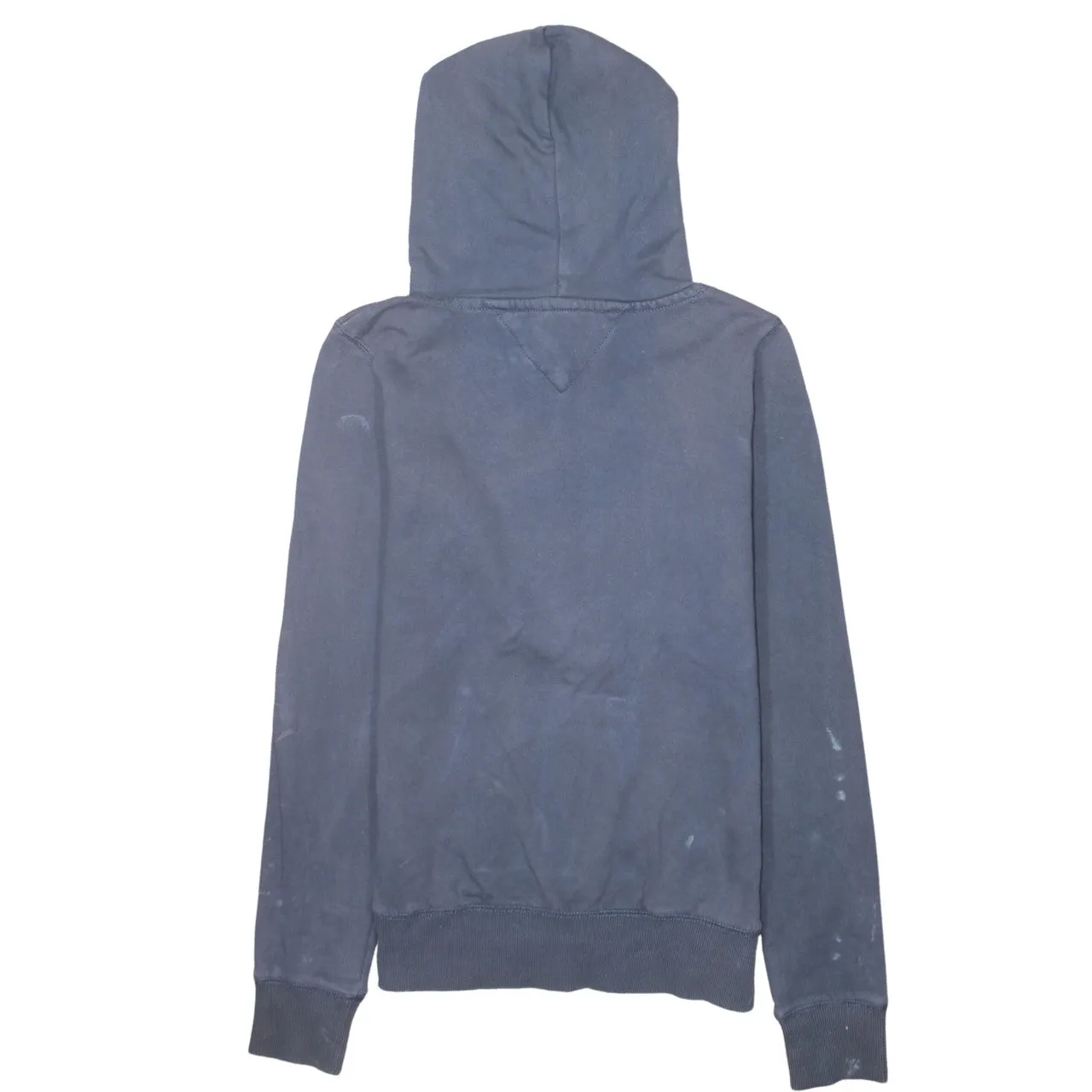 Tommy Hilfiger 90's Spellout Pullover Hoodie Large Blue sold by Vintage Club product image thumbnail 2