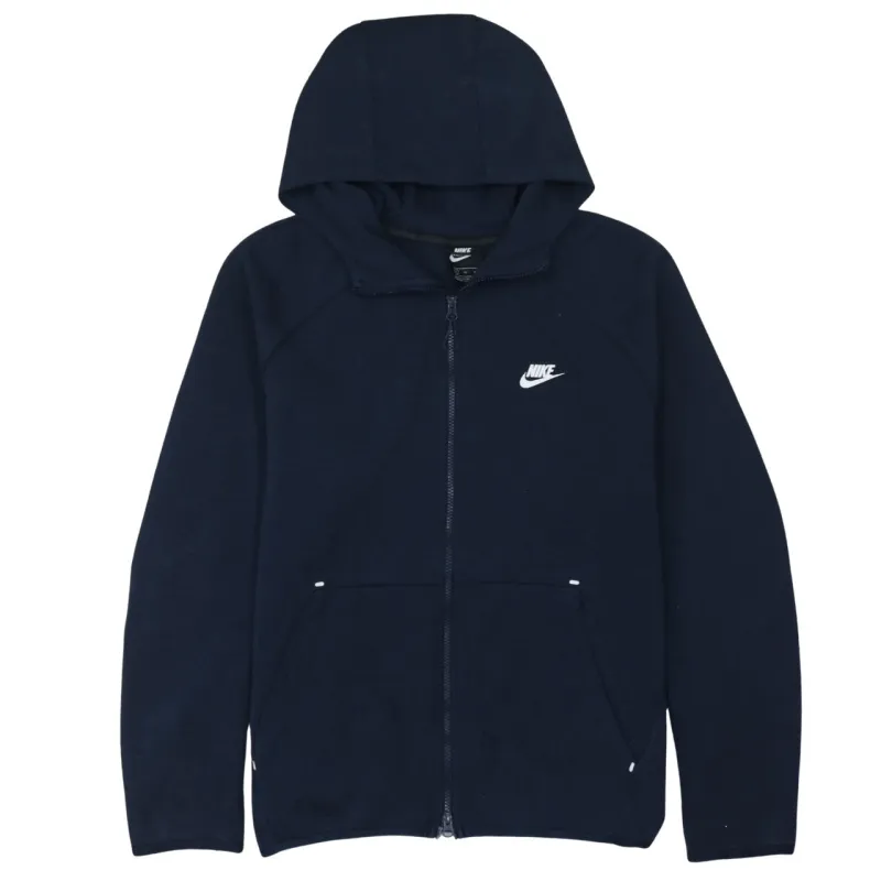 Nike 90's Swoosh Full Zip Up Hoodie XLarge Navy Blue sold by Vintage Club