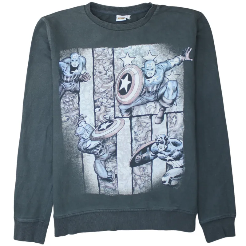 Marvel 90's Lightweight Crew Neck Sweatshirt Large Grey sold by Vintage Club