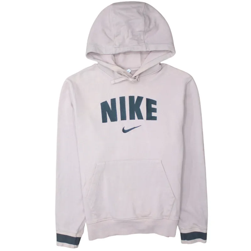 Nike 90's Center Middle Swoosh Pullover Hoodie XSmall Pink sold by Vintage Club