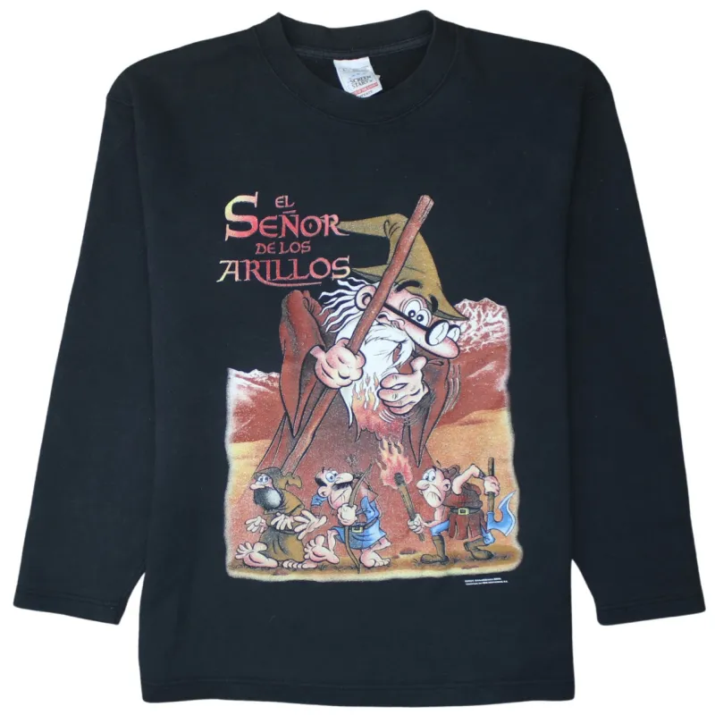 Screen Stars 90's Lightweight Crew Neck Sweatshirt Large Black sold by Vintage Club