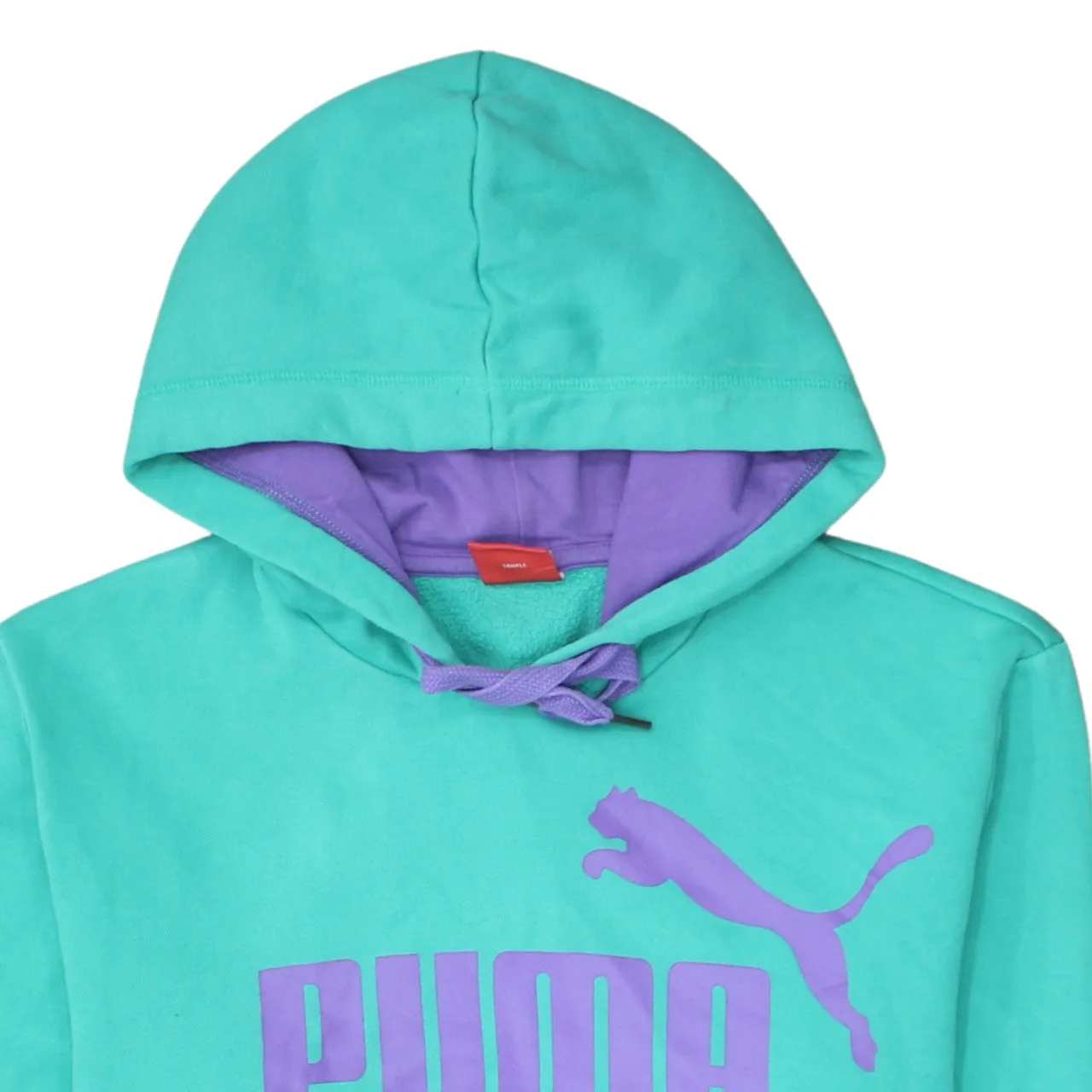 Puma 90's Spellout Pullover Hoodie Medium Green sold by Vintage Club product image thumbnail 3