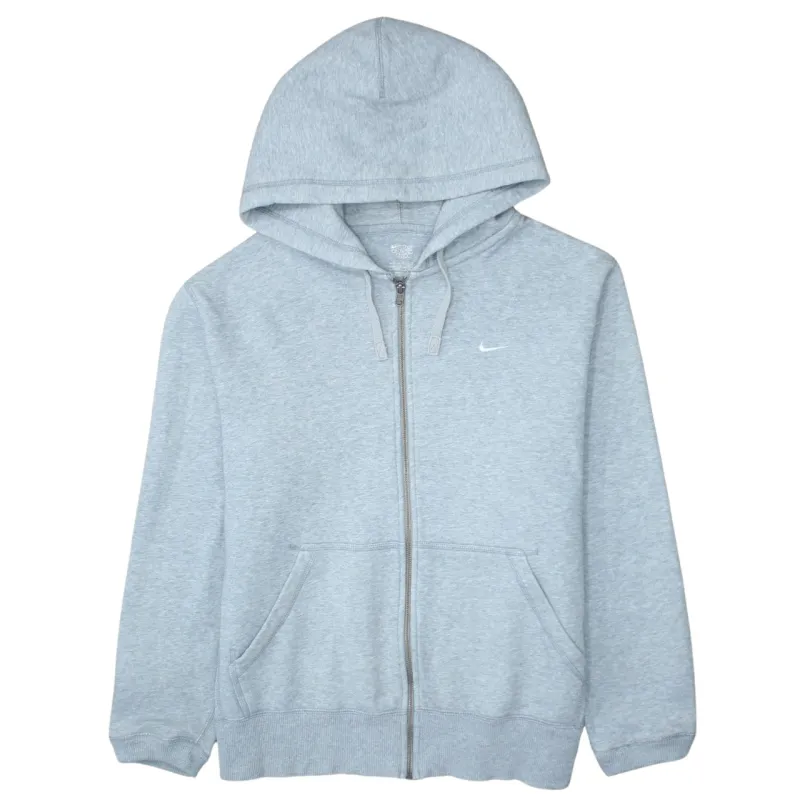 Nike 90's Swoosh Full Zip Up Hoodie Large Grey sold by Vintage Club