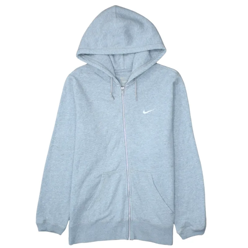 Nike 90's Swoosh Full Zip Up Hoodie Large Grey sold by Vintage Club
