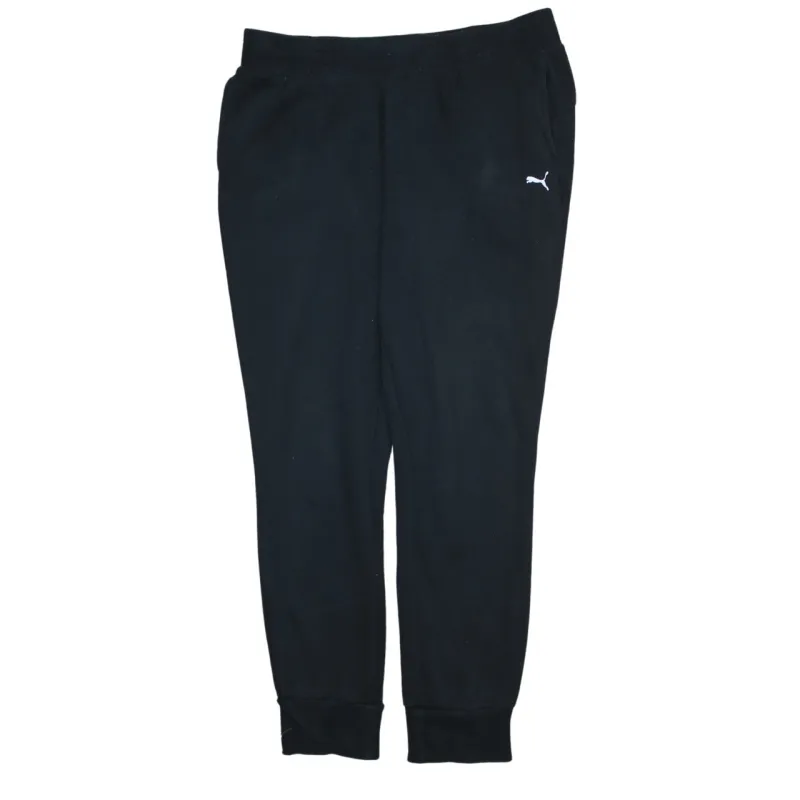 Puma 90's Rib Cuff Casual Joggers / Sweatpants Large Black made by Puma