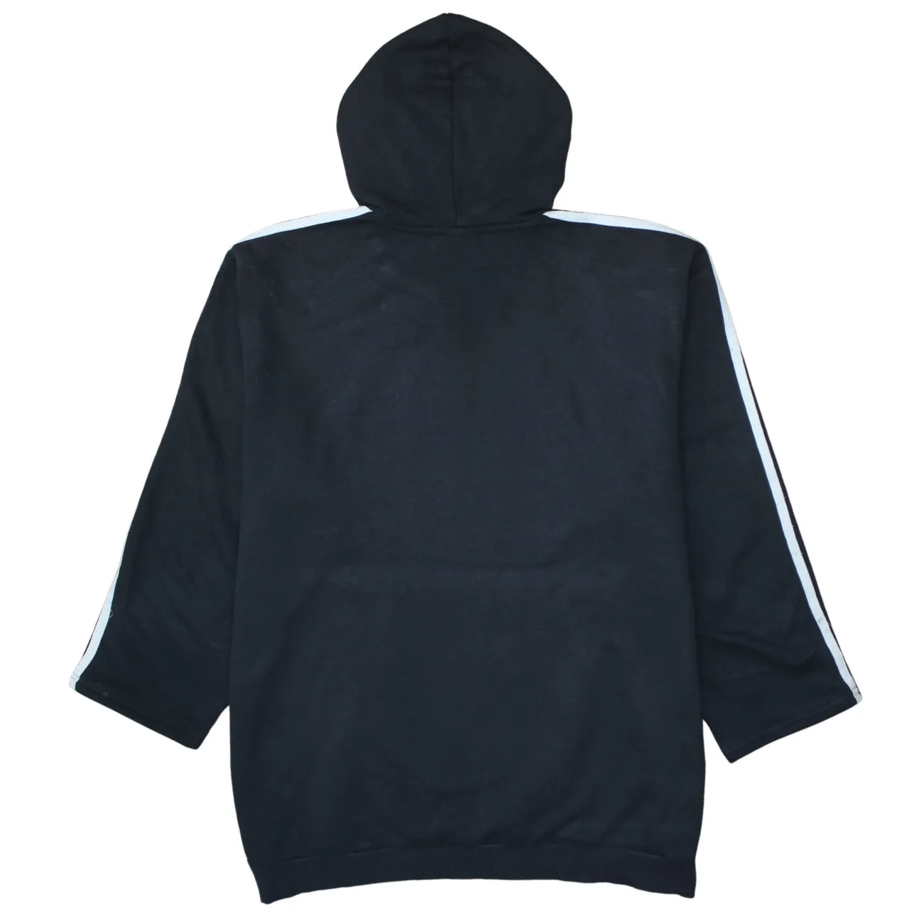 Adidas 90's Striped Sleeve Pullover Hoodie XLarge Black sold by Vintage Club product image thumbnail 2