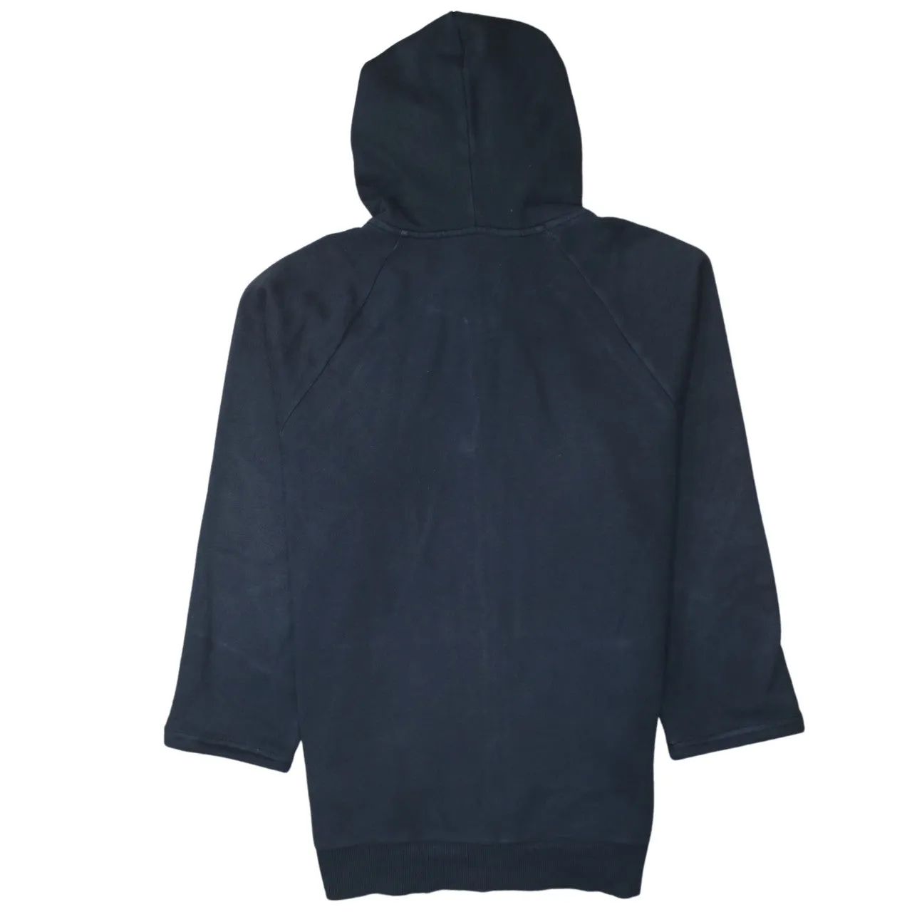 Under Armour 90's Drawstring Pockets Full Zip Up Hoodie Small Black sold by Vintage Club product image thumbnail 2