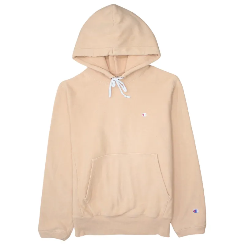 Champion 90's Drawstring Pockets Pullover Hoodie Small Orange sold by Vintage Club