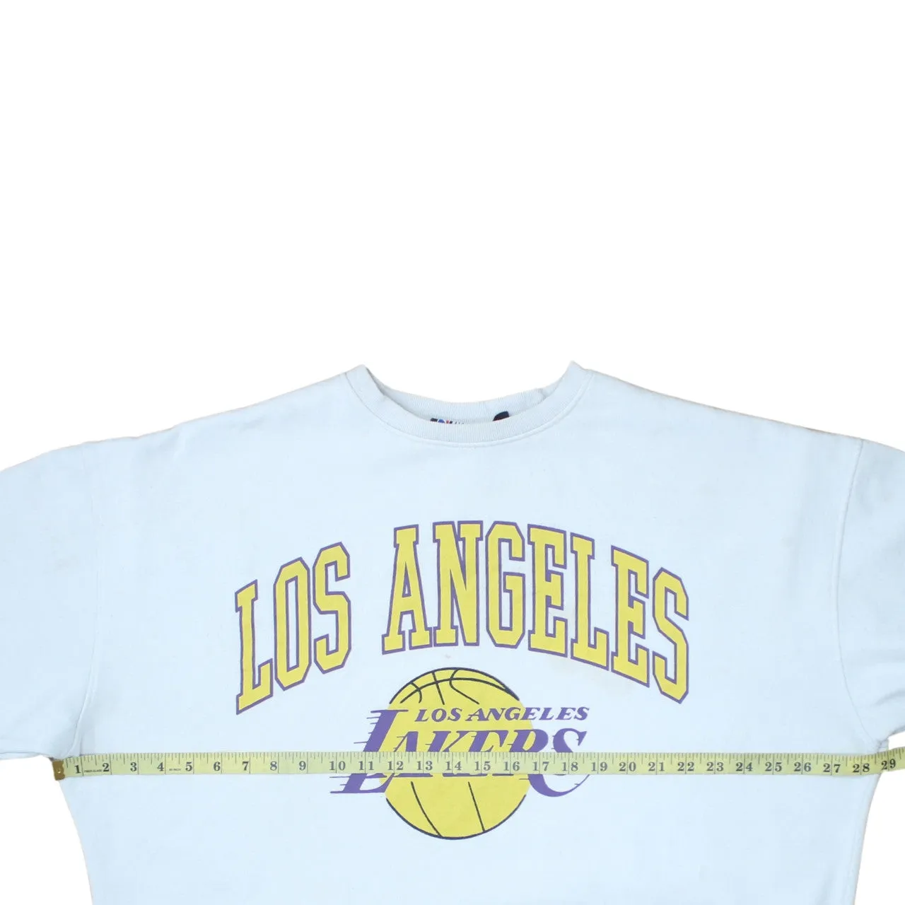 NBA 90's Los Angeles Lakers Crew Neck Sweatshirt XLarge White sold by Vintage Club product image thumbnail 5