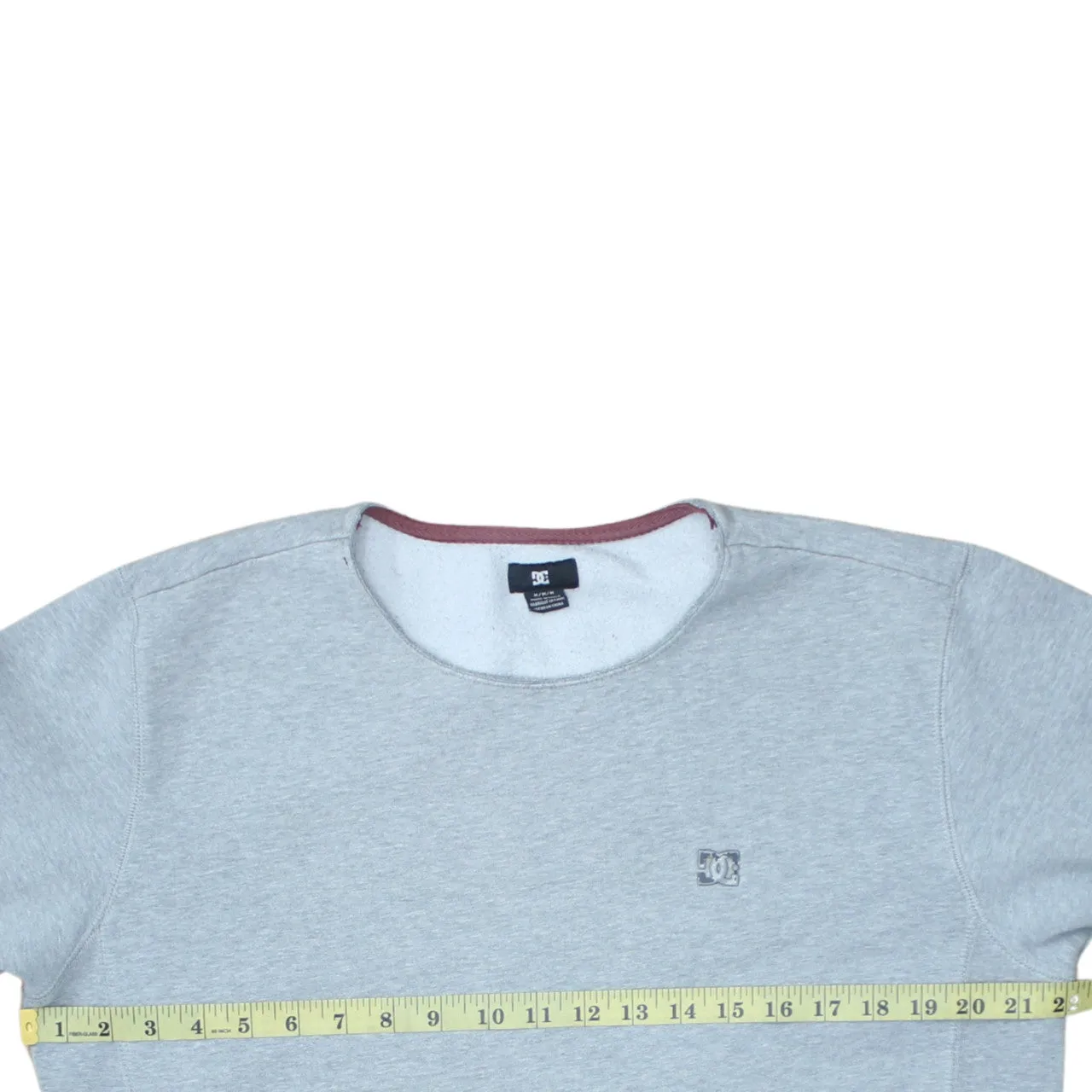 DC 90's Lightweight Round Neck Sweatshirt Medium Grey sold by Vintage Club product image thumbnail 5