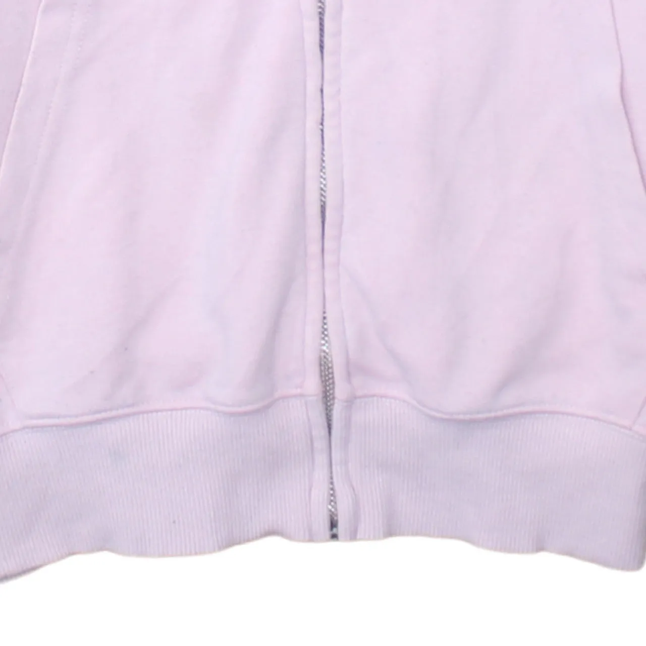 Ellesse 90's Drawstring Pockets Full Zip Up Hoodie Medium Pink sold by Vintage Club product image thumbnail 4