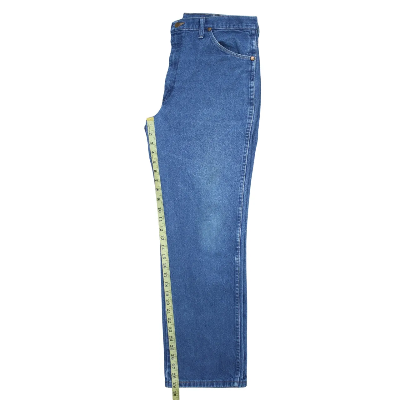 Wrangler 90's Lightwash Straight Leg Baggy Jeans / Pants 36 Blue sold by Vintage Club product image thumbnail 5