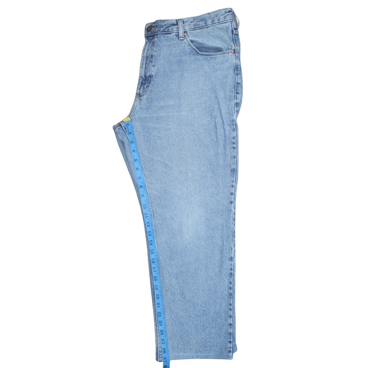 Wrangler 90's Lightwash Straight Leg Baggy Jeans / Pants 38 Blue sold by Vintage Club product image thumbnail 5