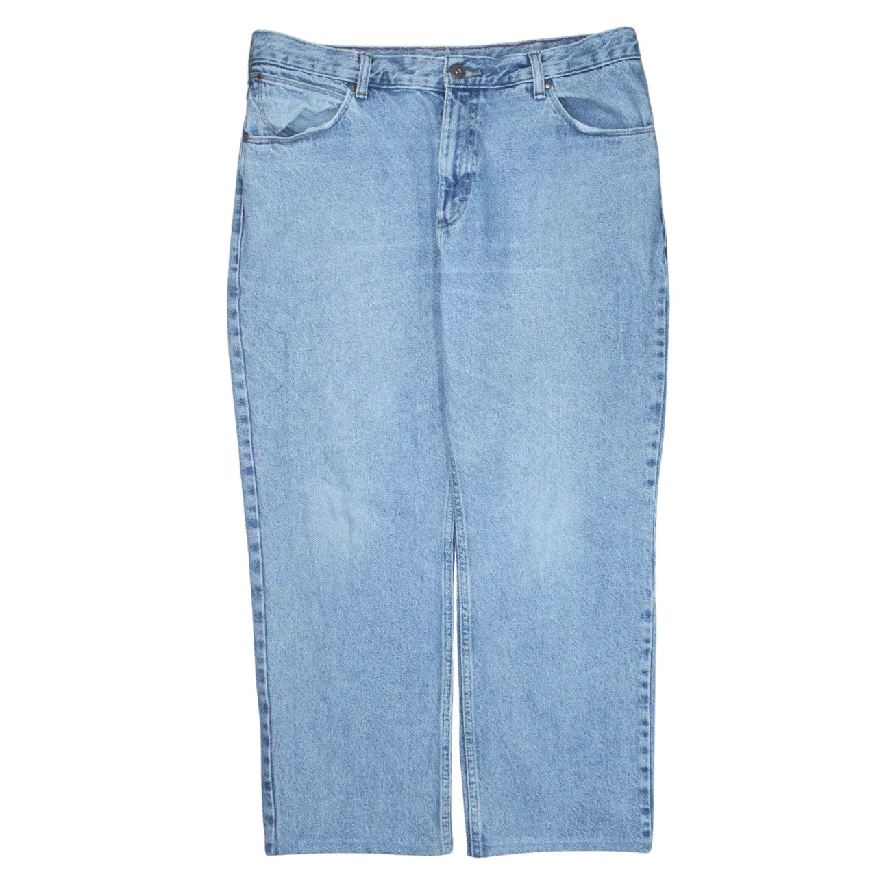 Wrangler 90's Lightwash Straight Leg Baggy Jeans / Pants 38 Blue sold by Vintage Club product image thumbnail 2