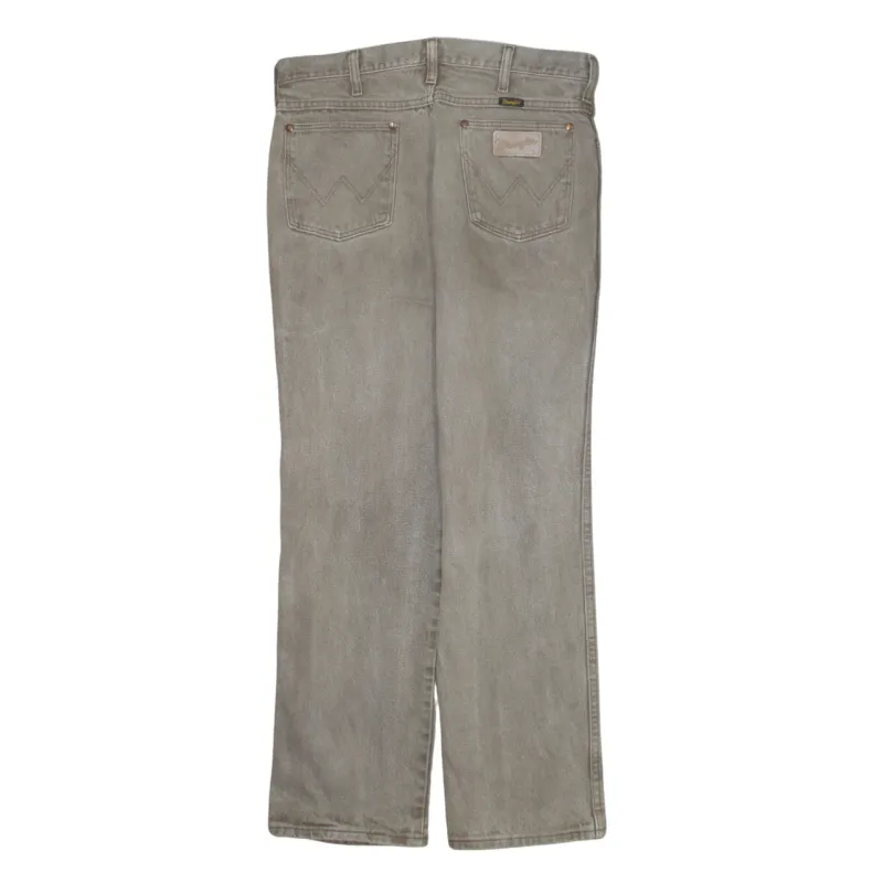 Wrangler 90's Lightwash Straight Leg Baggy Jeans / Pants 33 Beige Cream sold by Vintage Club
