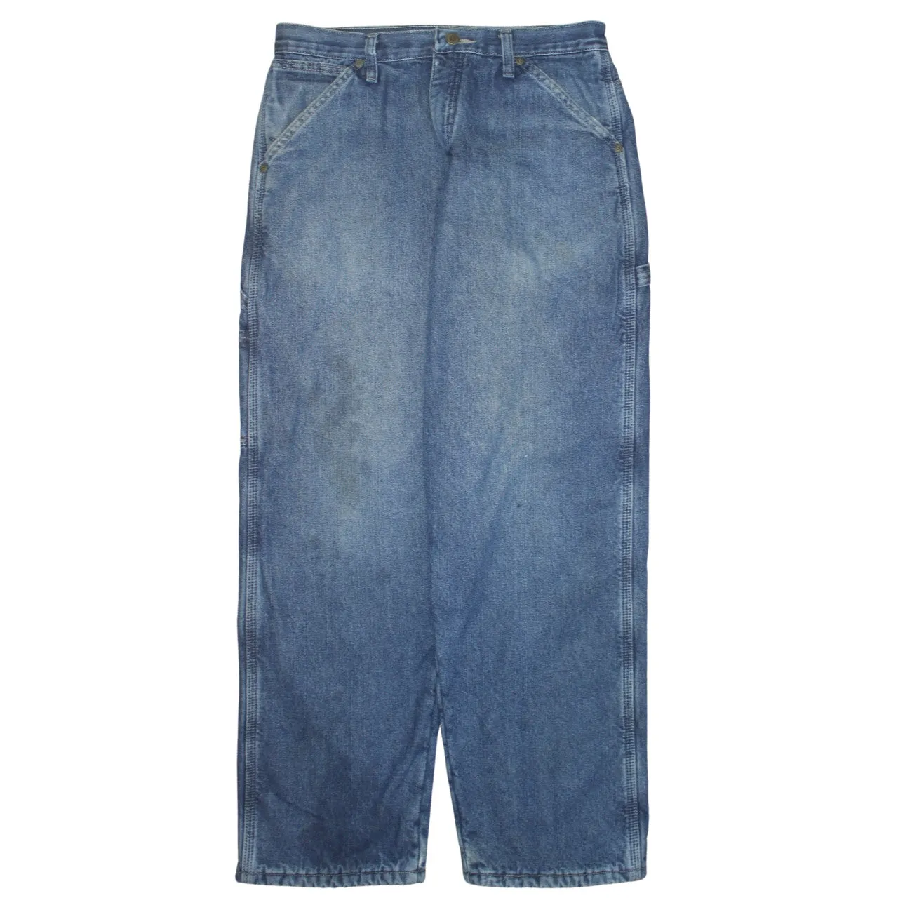 Wrangler 90's Lightwash Straight Leg Baggy Jeans / Pants 30 Blue sold by Vintage Club product image thumbnail 2