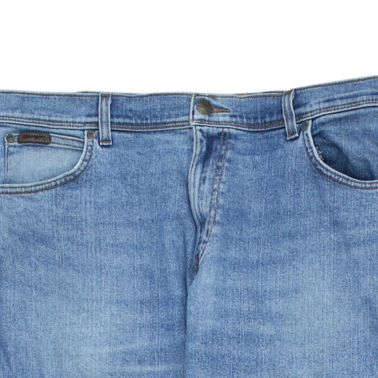 Wrangler 90's Lightwash Straight Leg Baggy Jeans / Pants 36 Blue sold by Vintage Club product image thumbnail 3