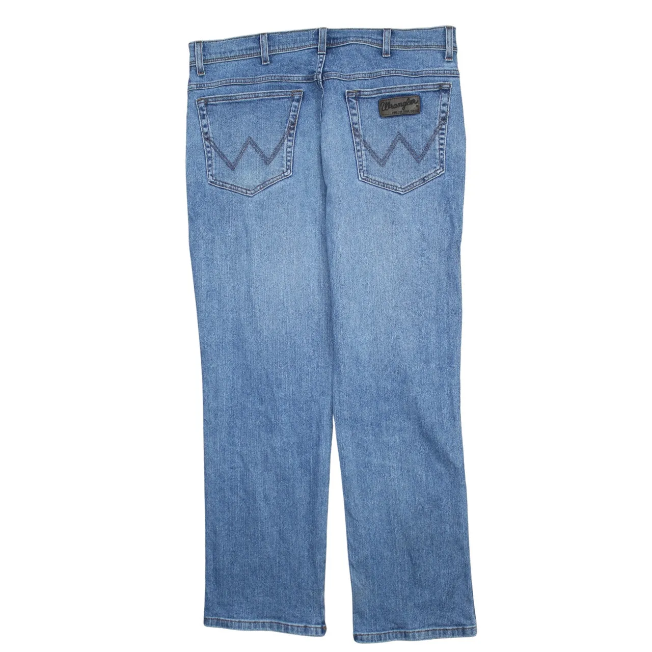 Wrangler 90's Lightwash Straight Leg Baggy Jeans / Pants 36 Blue sold by Vintage Club