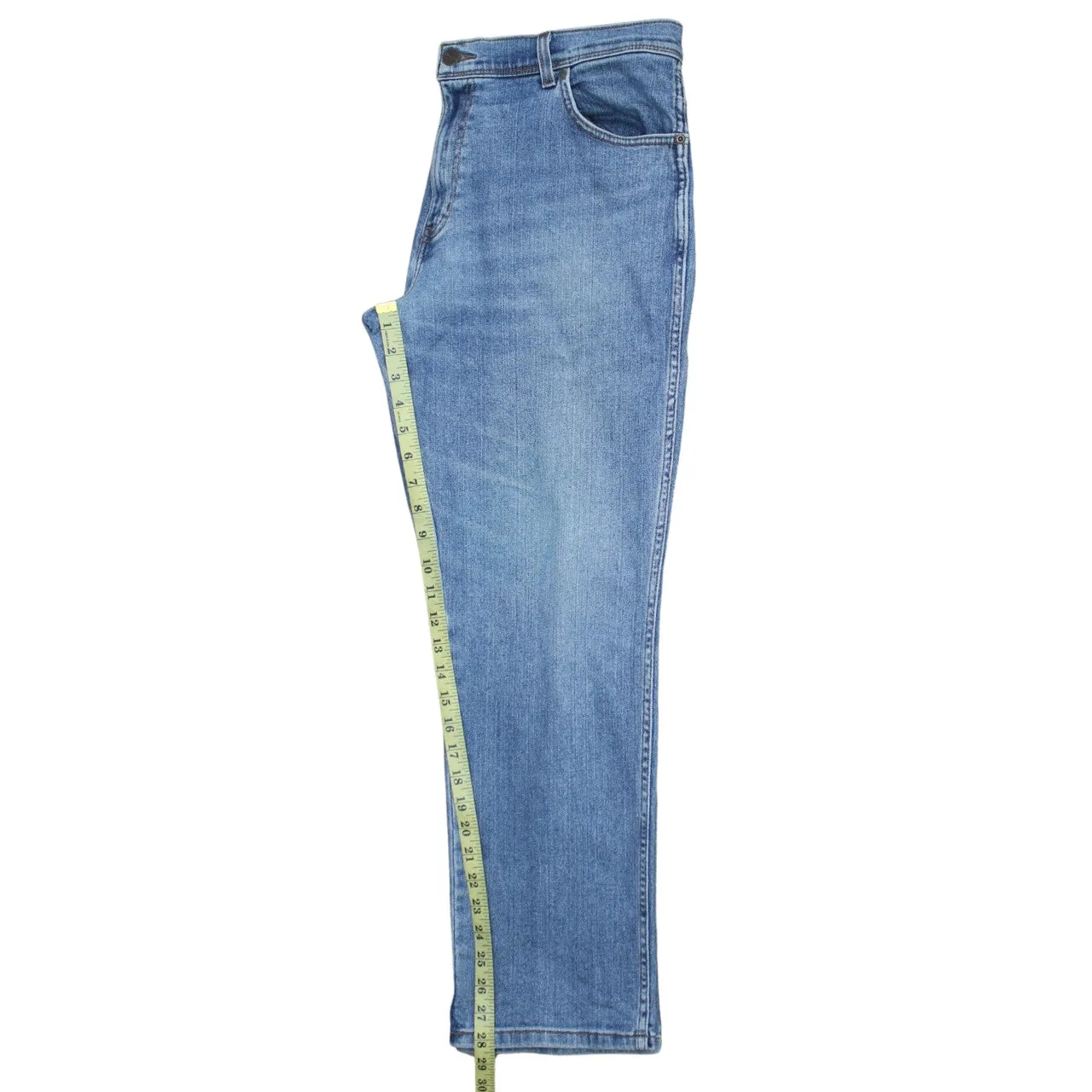 Wrangler 90's Lightwash Straight Leg Baggy Jeans / Pants 36 Blue sold by Vintage Club product image thumbnail 5