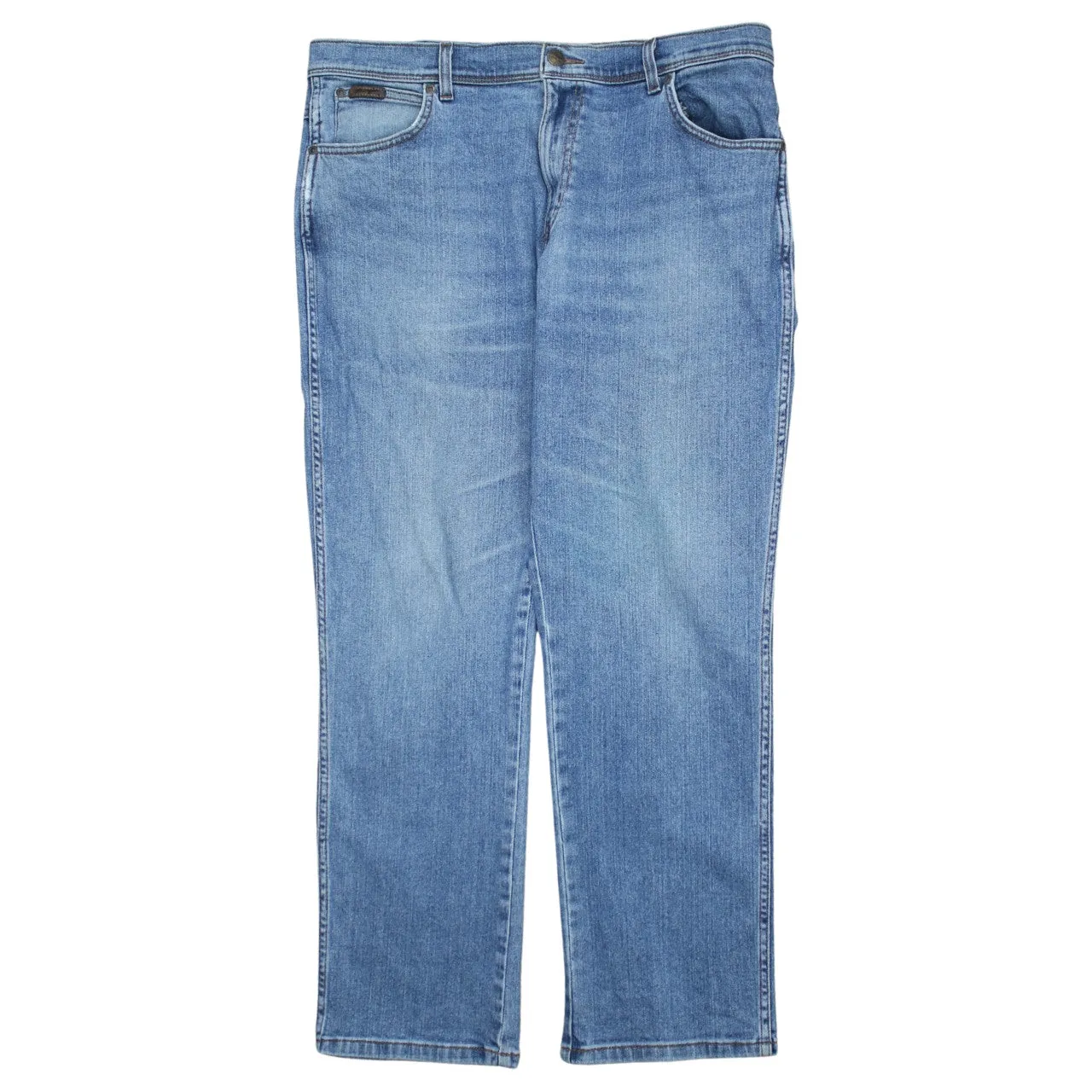 Wrangler 90's Lightwash Straight Leg Baggy Jeans / Pants 36 Blue sold by Vintage Club product image thumbnail 2