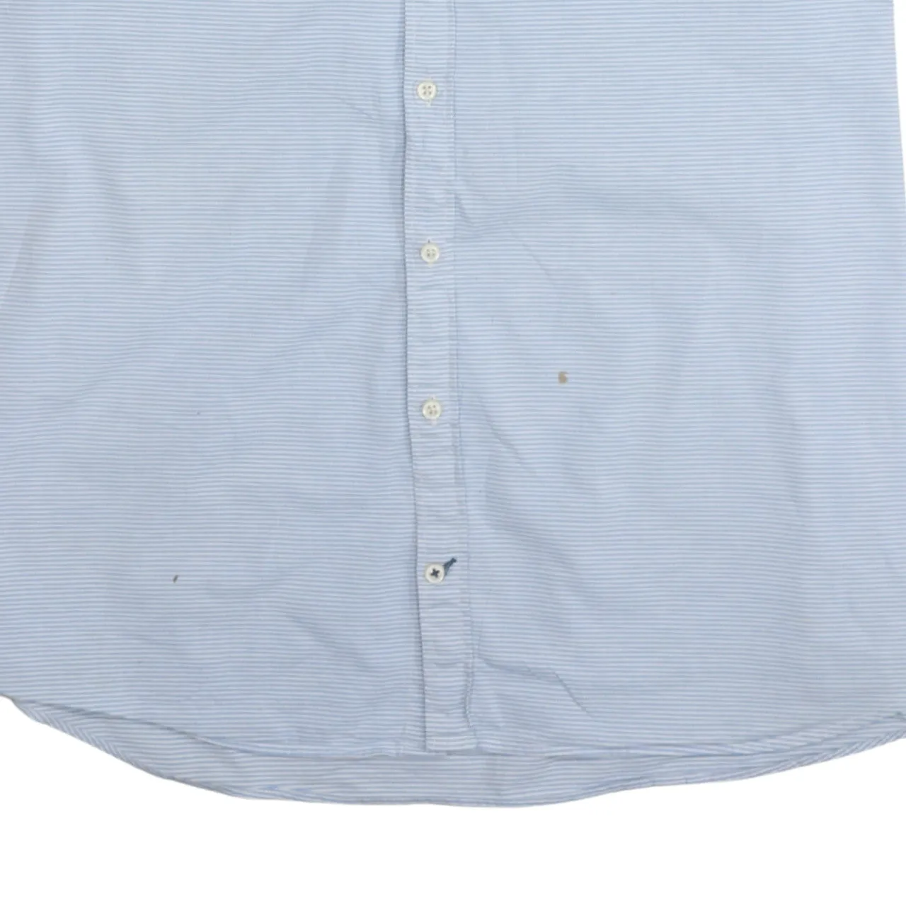 Tommy Hilfiger 90's Short Sleeves Button Up T Shirt XXLarge (2XL) Blue sold by Vintage Club product image thumbnail 4