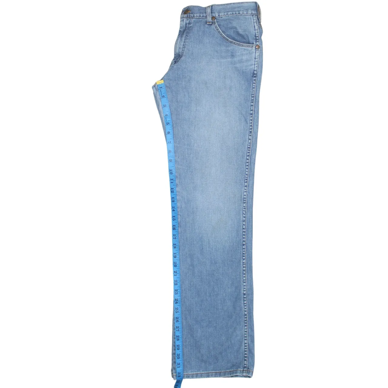 Wrangler 90's Lightwash Straight Leg Baggy Jeans / Pants 30 Blue sold by Vintage Club product image thumbnail 5