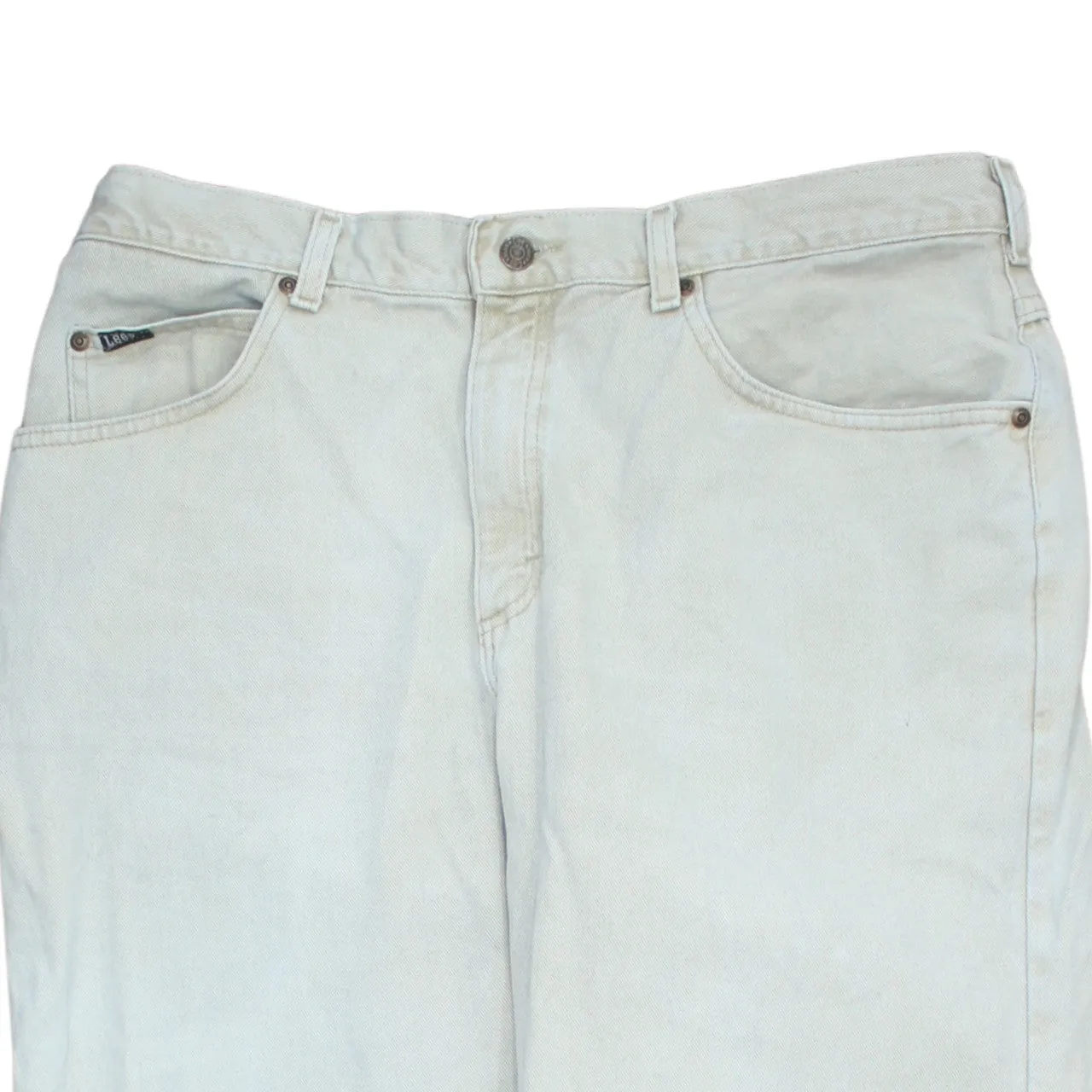 Lee 90's Lightweight Straight Leg Baggy Trousers / Pants 38 Beige Cream sold by Vintage Club product image thumbnail 3