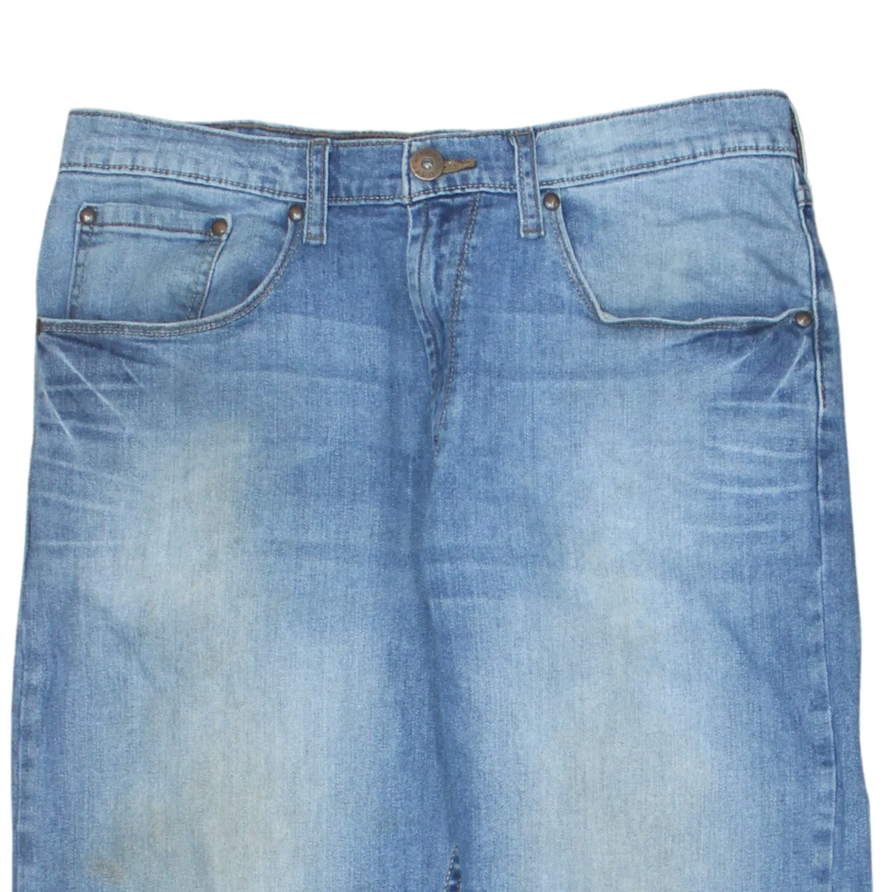 Wrangler 90's Lightwash Straight Leg Baggy Jeans / Pants 34 Blue sold by Vintage Club product image thumbnail 3
