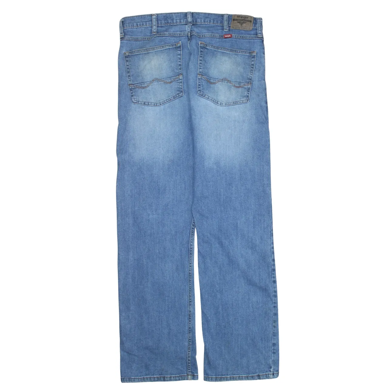 Wrangler 90's Lightwash Straight Leg Baggy Jeans / Pants 34 Blue sold by Vintage Club