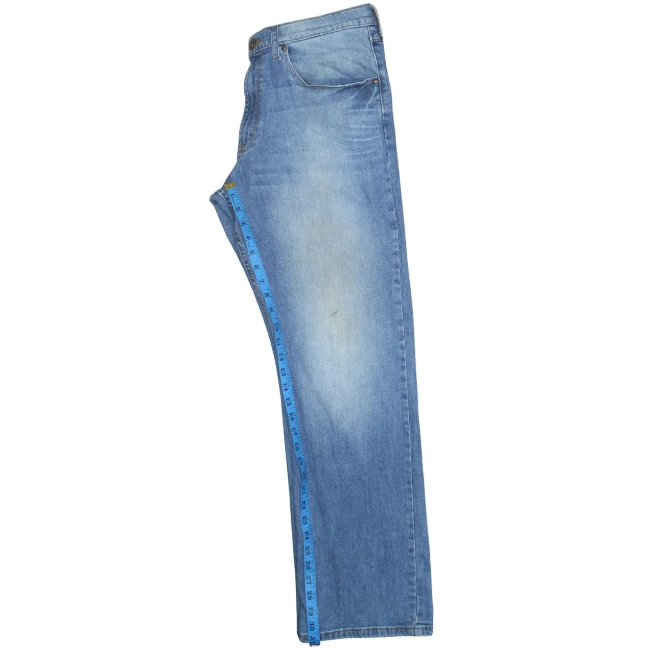 Wrangler 90's Lightwash Straight Leg Baggy Jeans / Pants 34 Blue sold by Vintage Club product image thumbnail 5