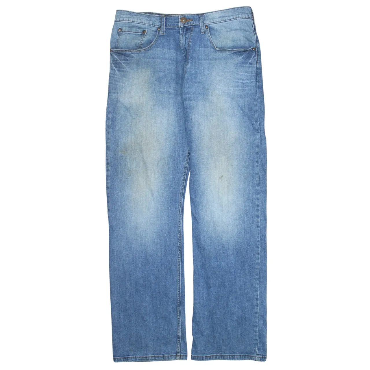 Wrangler 90's Lightwash Straight Leg Baggy Jeans / Pants 34 Blue sold by Vintage Club product image thumbnail 2
