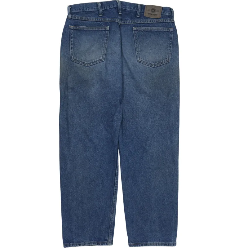 Wrangler 90's Lightwash Straight Leg Baggy Jeans / Pants 38 Blue sold by Vintage Club