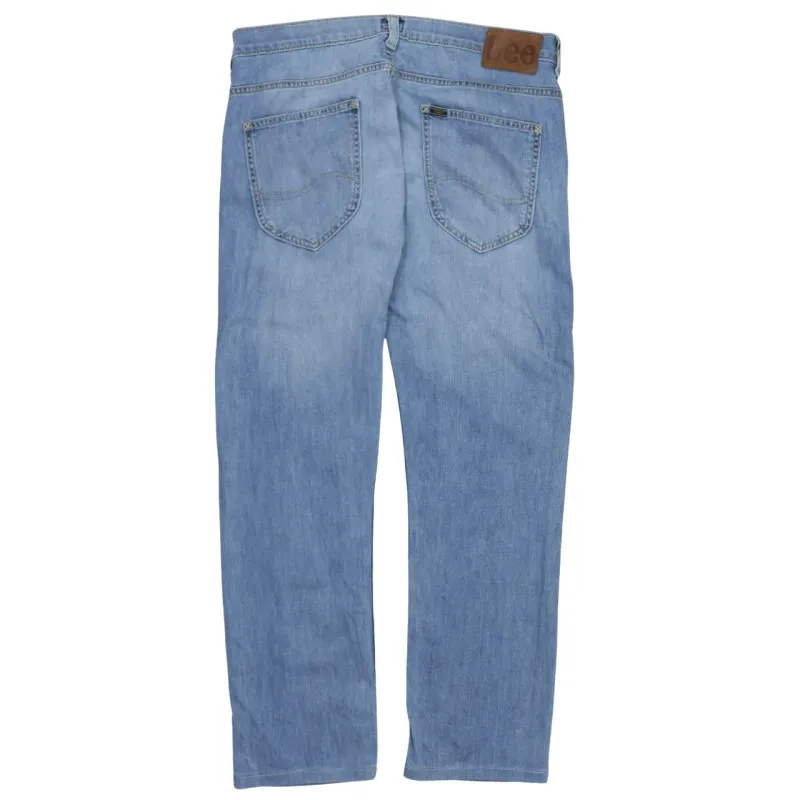Lee 90's Lightwash Straight Leg Baggy Jeans / Pants 34 Blue sold by Vintage Club