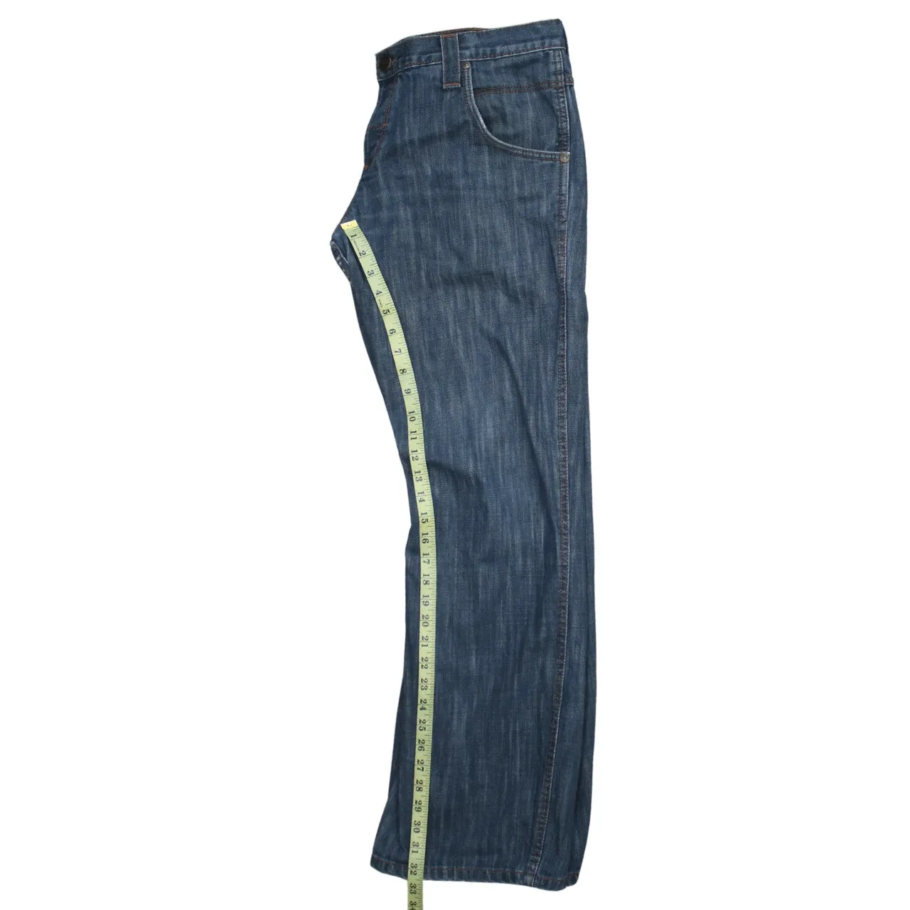 Wrangler 90's Lightwash Straight Leg Baggy Jeans / Pants 36 Blue sold by Vintage Club product image thumbnail 5