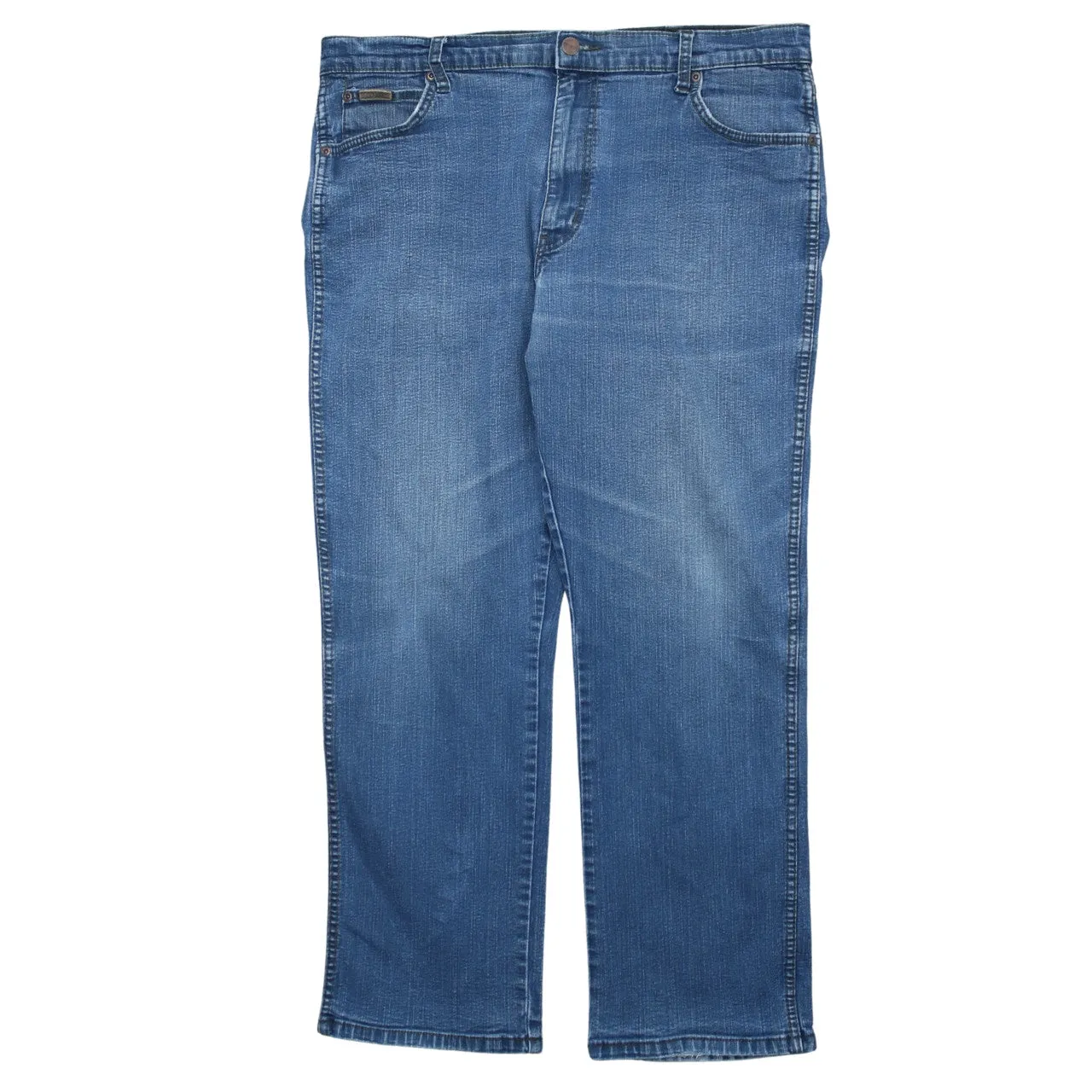 Wrangler 90's Lightwash Straight Leg Baggy Jeans / Pants 40 Blue sold by Vintage Club product image thumbnail 2