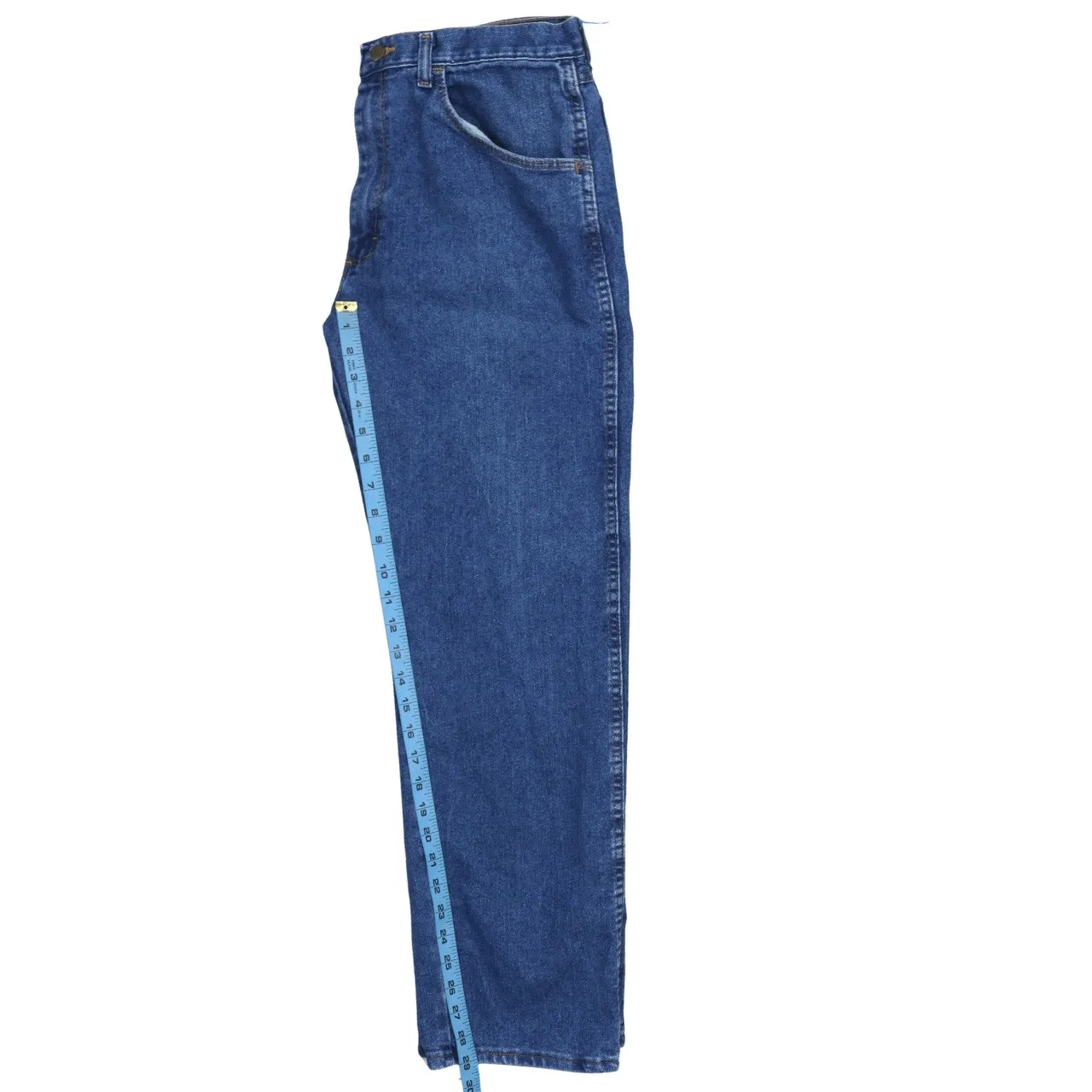 Wrangler 90's Lightwash Straight Leg Baggy Jeans / Pants 34 Blue sold by Vintage Club product image thumbnail 5