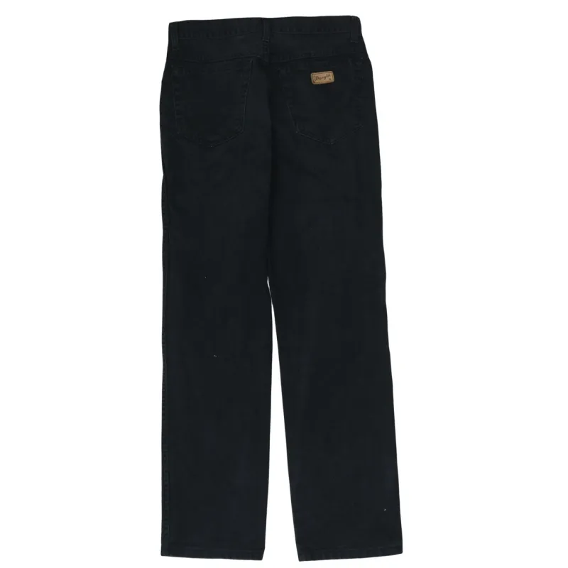 Wrangler 90's Lightwash Straight Leg Baggy Jeans / Pants 32 Black sold by Vintage Club