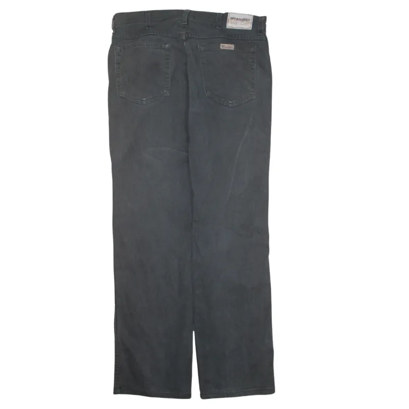Wrangler 90's Lightwash Straight Leg Baggy Jeans / Pants 36 Black sold by Vintage Club