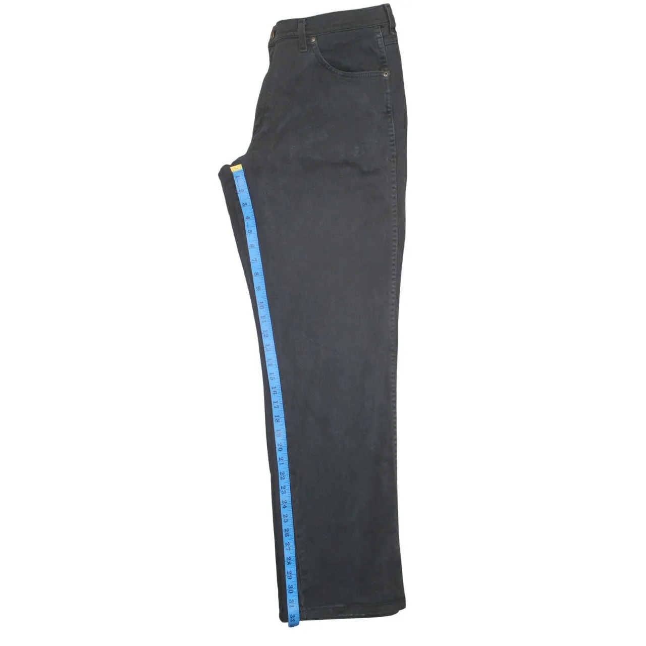 Wrangler 90's Lightwash Straight Leg Baggy Jeans / Pants 36 Black sold by Vintage Club product image thumbnail 5