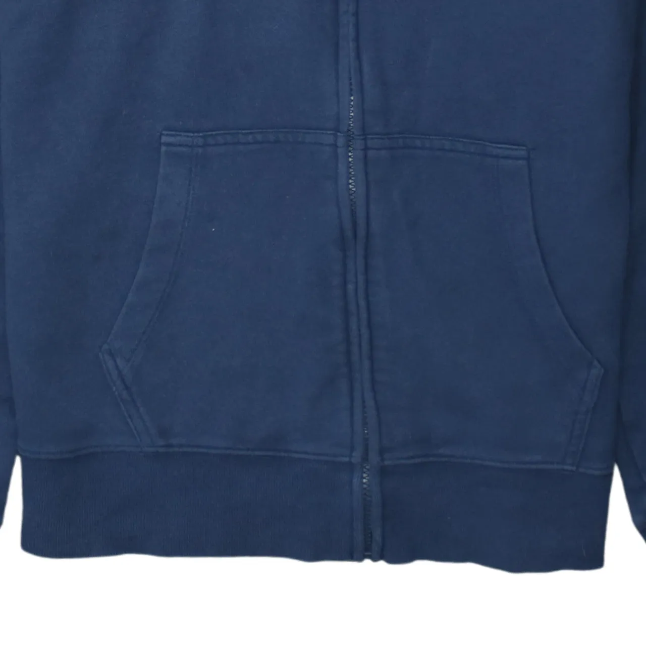 Tommy Hilfiger 90's Drawstring Pockets Full Zip Up Hoodie XLarge Navy Blue sold by Vintage Club product image thumbnail 4