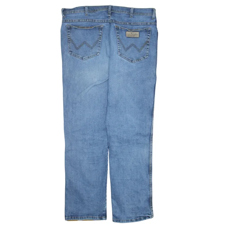 Wrangler 90's Lightwash Straight Leg Baggy Jeans / Pants 38 Blue sold by Vintage Club