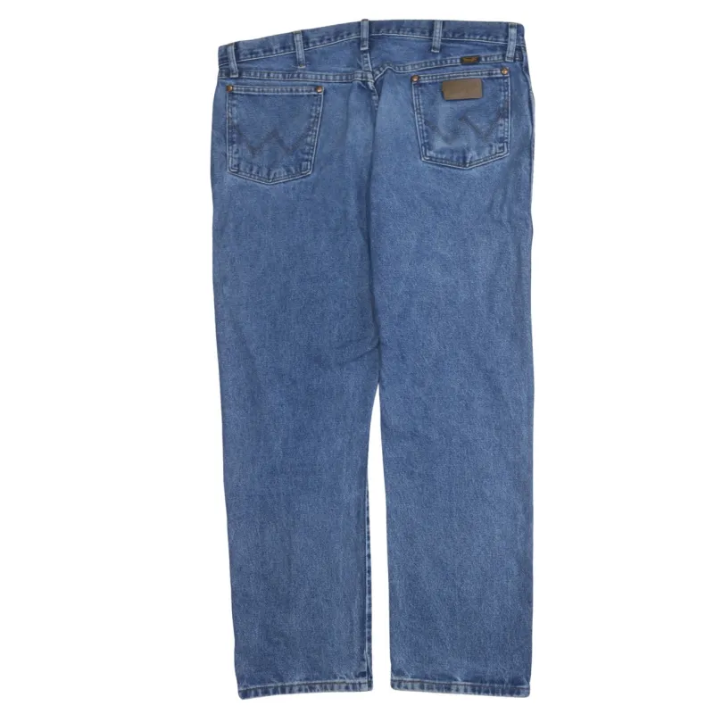 Wrangler 90's Lightwash Straight Leg Baggy Jeans / Pants 40 Blue sold by Vintage Club