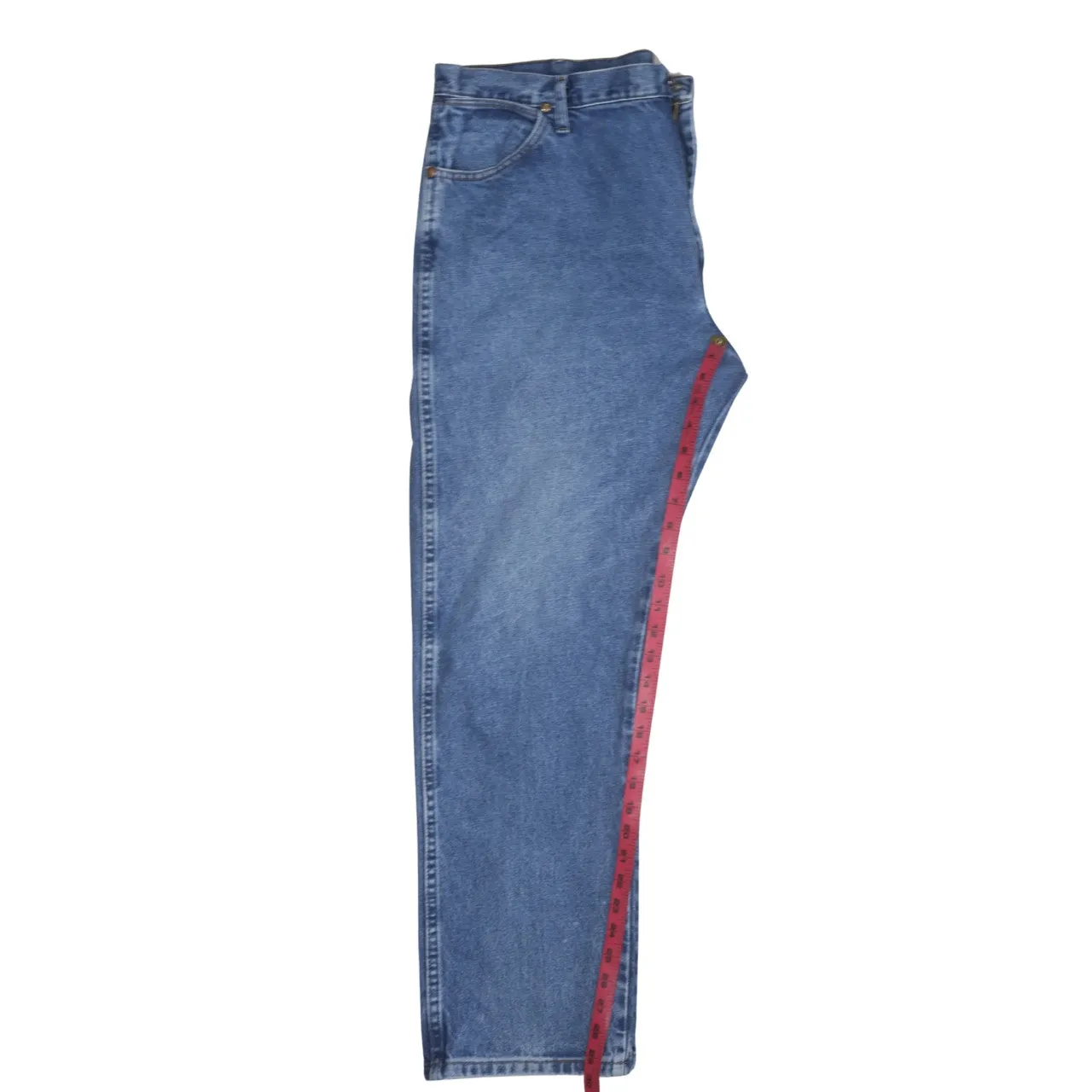 Wrangler 90's Lightwash Straight Leg Baggy Jeans / Pants 40 Blue sold by Vintage Club product image thumbnail 5